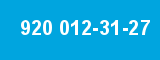 920 012-31-27
